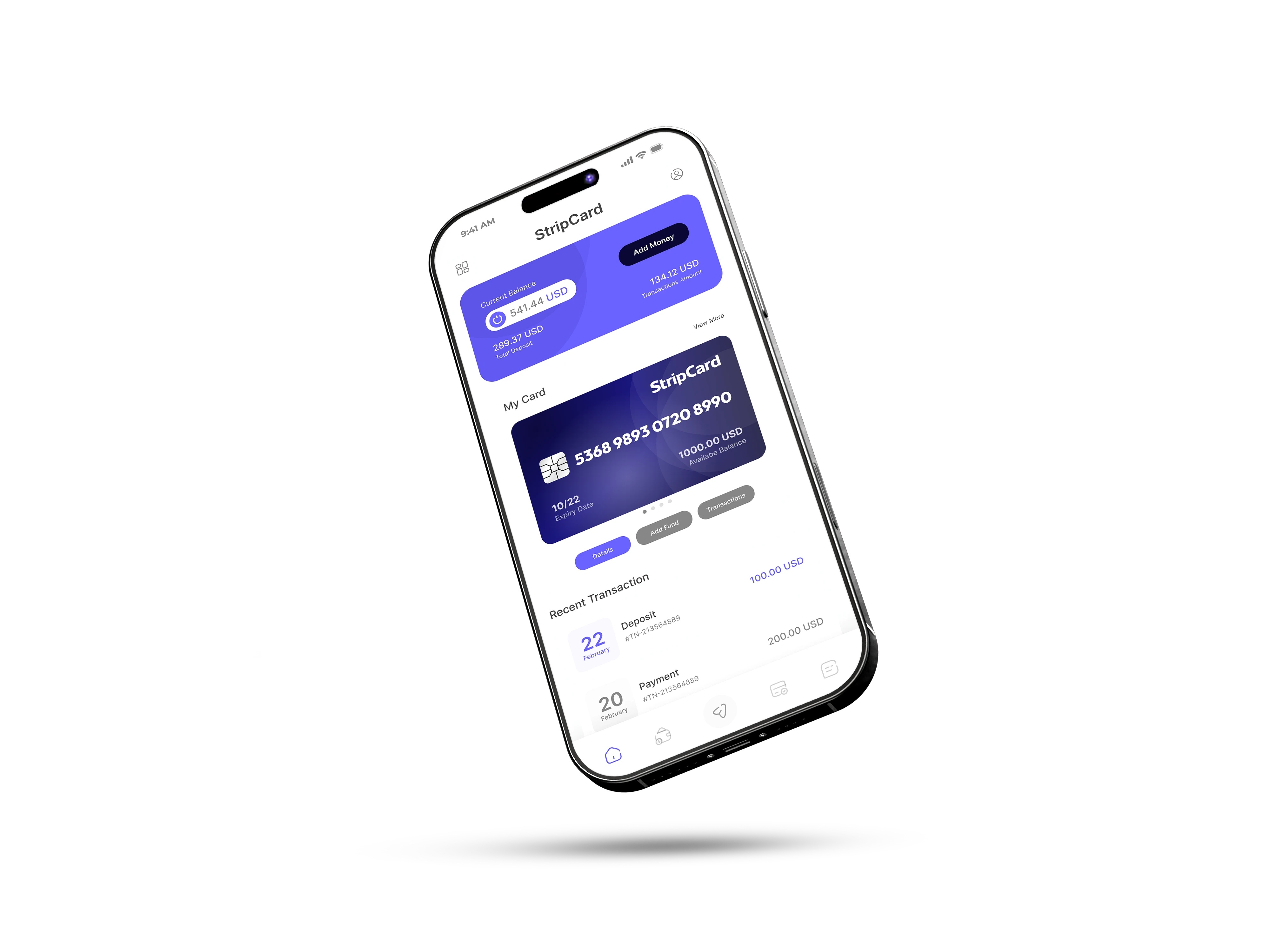 StripCard Mobile App